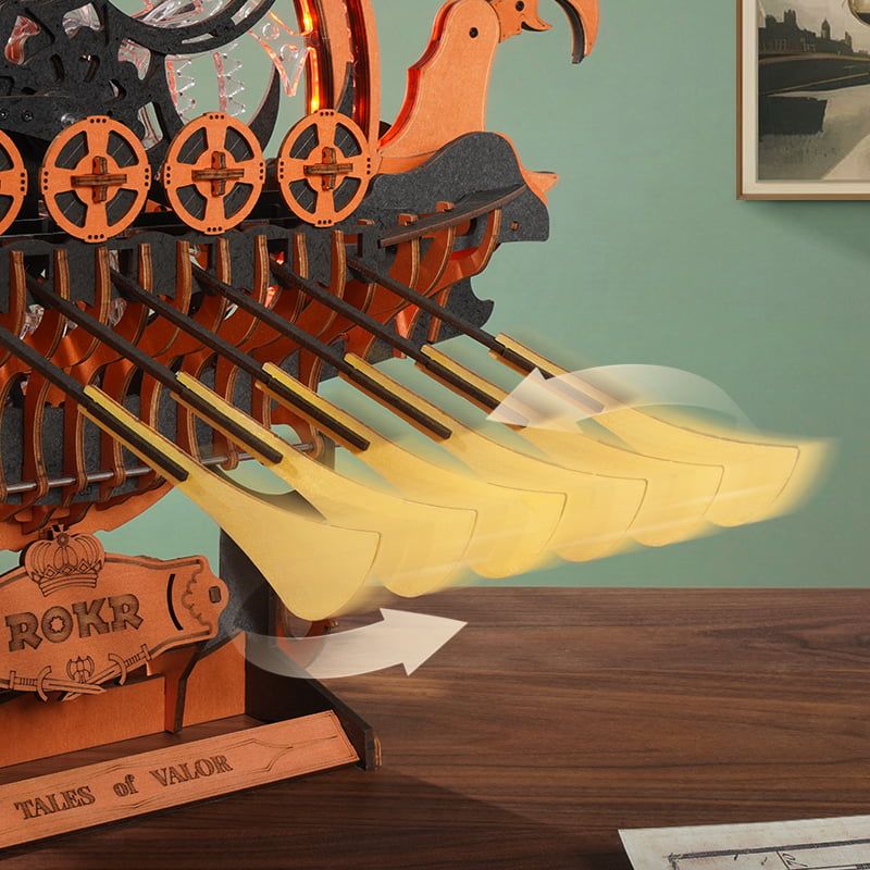 ROKR Dragon-Boat 3D Wooden Puzzle