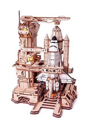 ROKR Space Shuttle Mechanical Gear 3D Wooden Puzzle