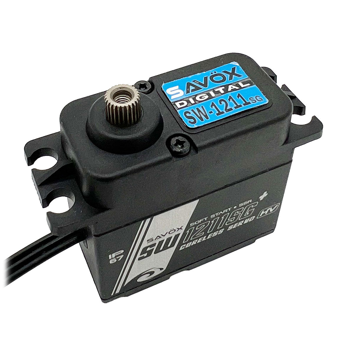 Waterproof High Voltage Digital Servo 0.08sec / 416.6oz @ 8.4V - Black Edition