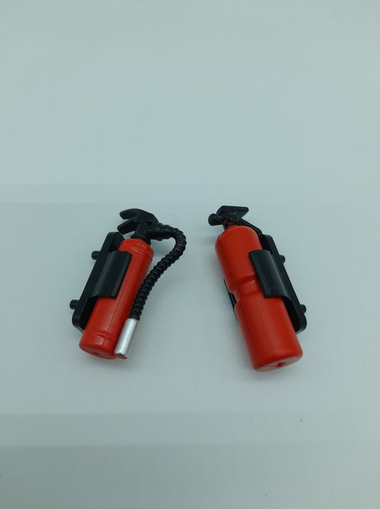 (2) 1/10 scale fire extinguisher
