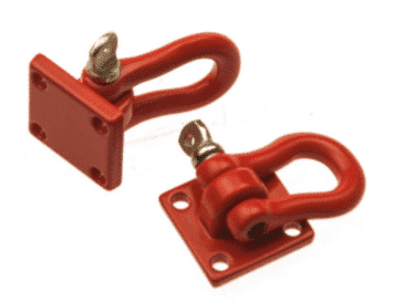 Red 1/10 shackles