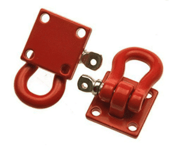 Red 1/10 shackles