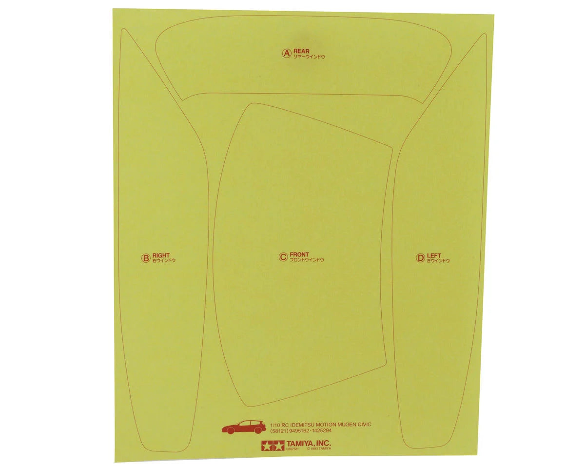 Tamiya Castrol Honda Civic VTi Body Set (Clear)