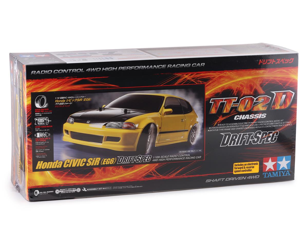 Tamiya Honda Civic SiR EG6 TT-02D 1/10 4WD Drift Spec Touring Car Kit (TT-02D)