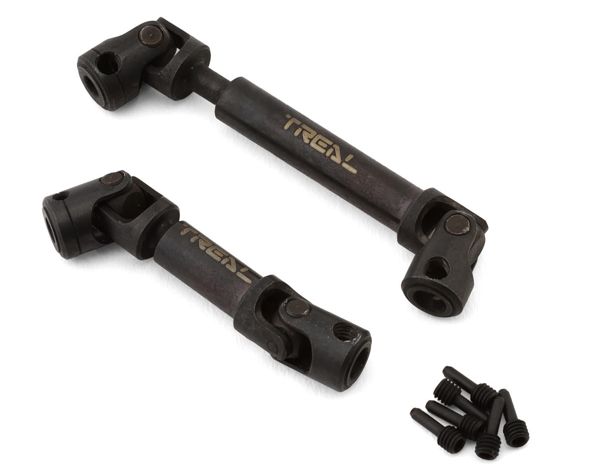Treal Hobby Heavy Duty Steel Center Slider Driveshaft Set for Traxxas TRX-4M