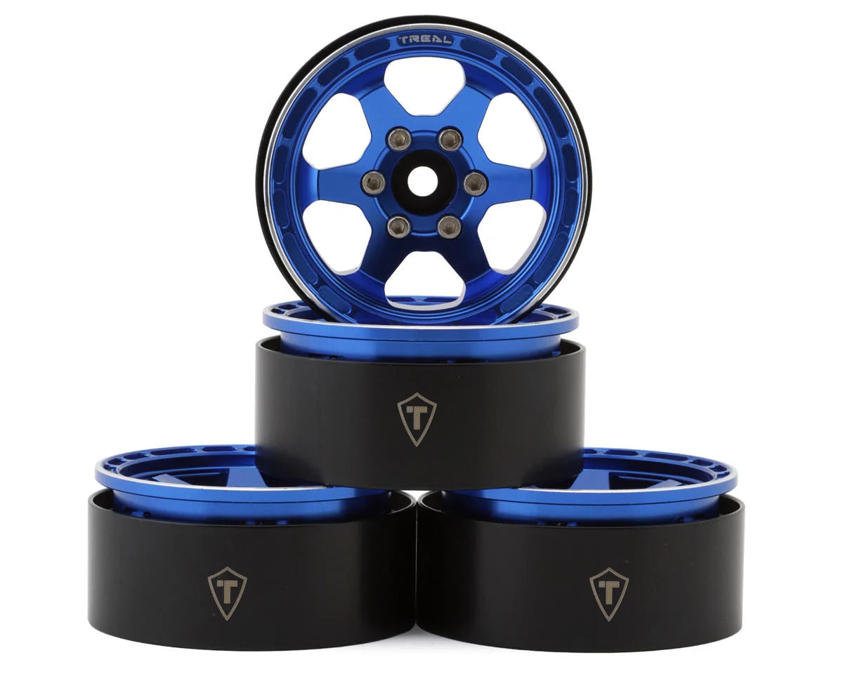 Treal Hobby Type H 1.9" 6-Spoke Beadlock Wheels (4)