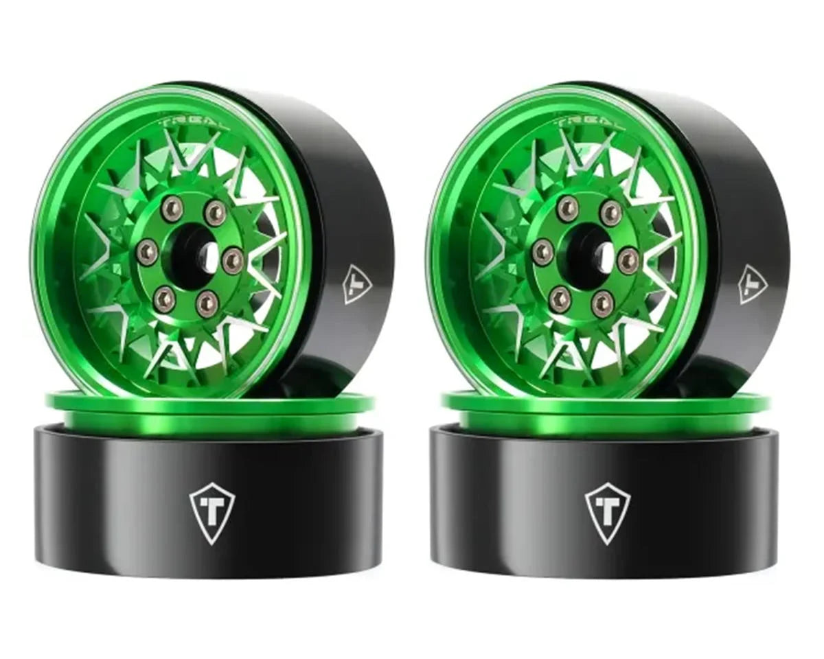Treal Hobby Type V 1.9" V-Spoke Beadlock Wheels (4)