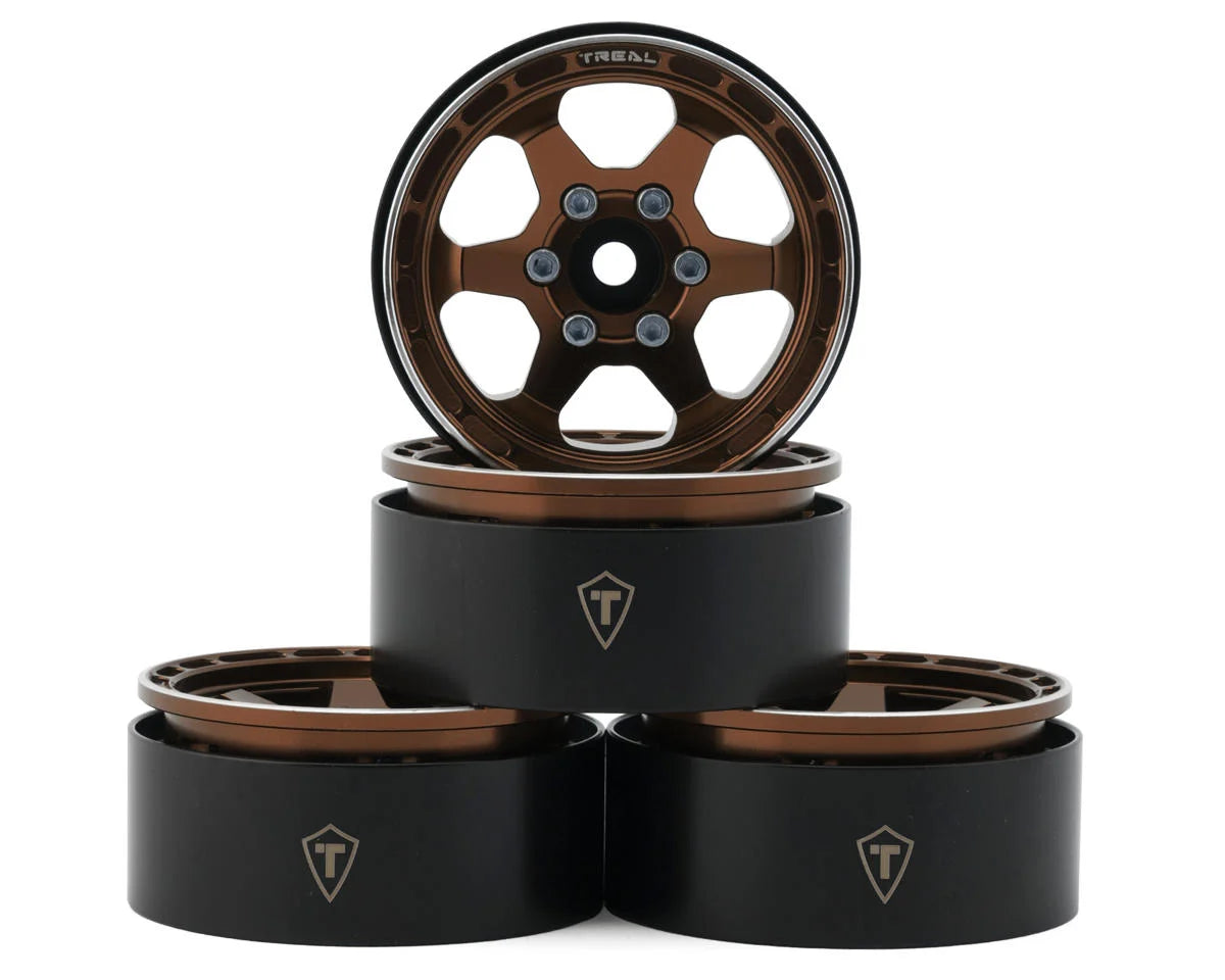 Treal Hobby Type H 1.9" 6-Spoke Beadlock Wheels (4)