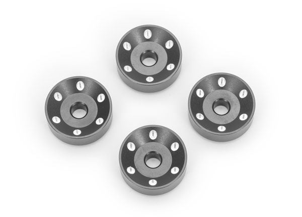 Traxxas Wheel washers, machined aluminum (4)