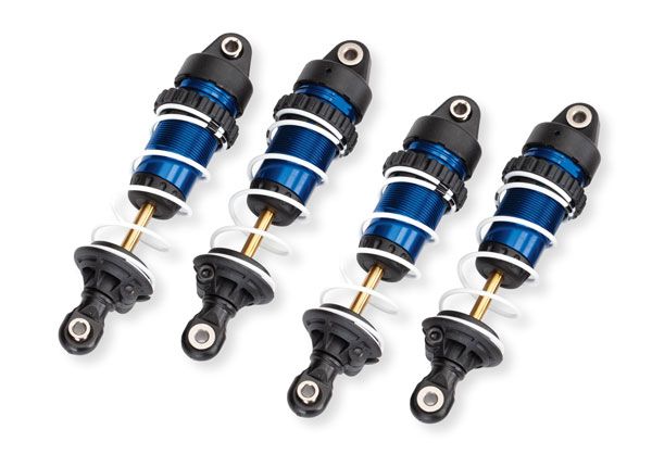 Traxxas Shocks, GTR long, (assembled with springs) (4)