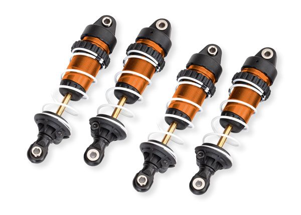 Traxxas Shocks, GTR long, (assembled with springs) (4)