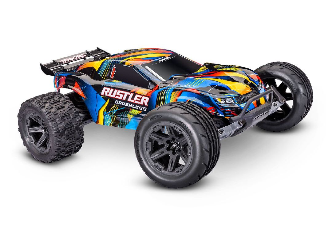Traxxas 1/10 Rustler HD VX3 BL 2WD RTR