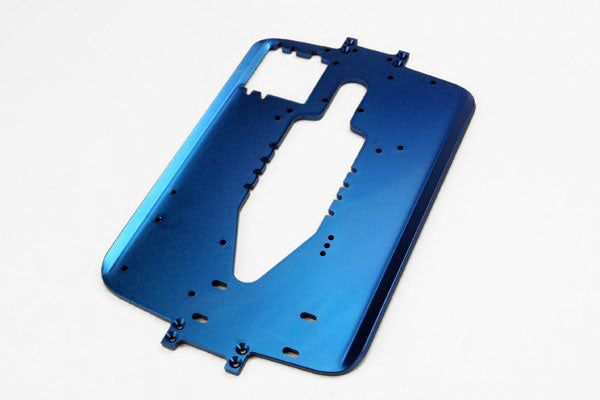 Traxxas Chassis, 6061-T6 Aluminum (4.0mm) (Blue) (Standard replacement)