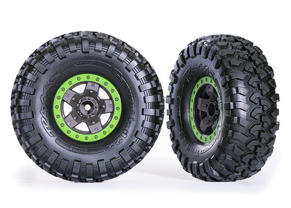 Traxxas Tires & Wheels (TRX-4 Sport 2.2" Beadlock)(2)