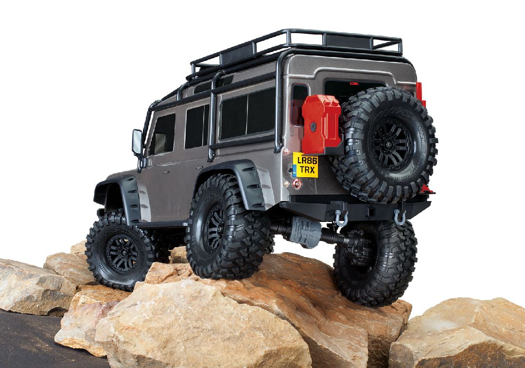 Traxxas 1/10 TRX-4 Defender 4WD RTR, Clipless Mounting