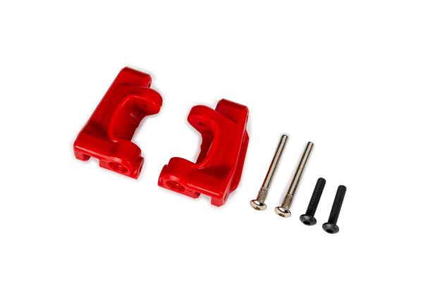 Traxxas Caster blocks, extreme heavy duty, black(2)