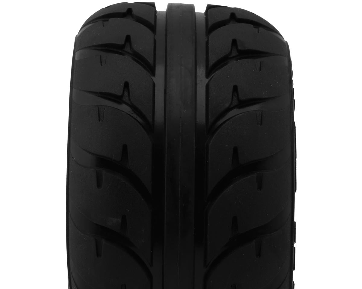 UpGrade RC Street Radials 2.2" Pre-Mounted On-Road Tires for Mini Maxx®/XRT® & Mini Kraton® (2) w/12mm Narrow, 12mm Wide, & 14mm Hexes