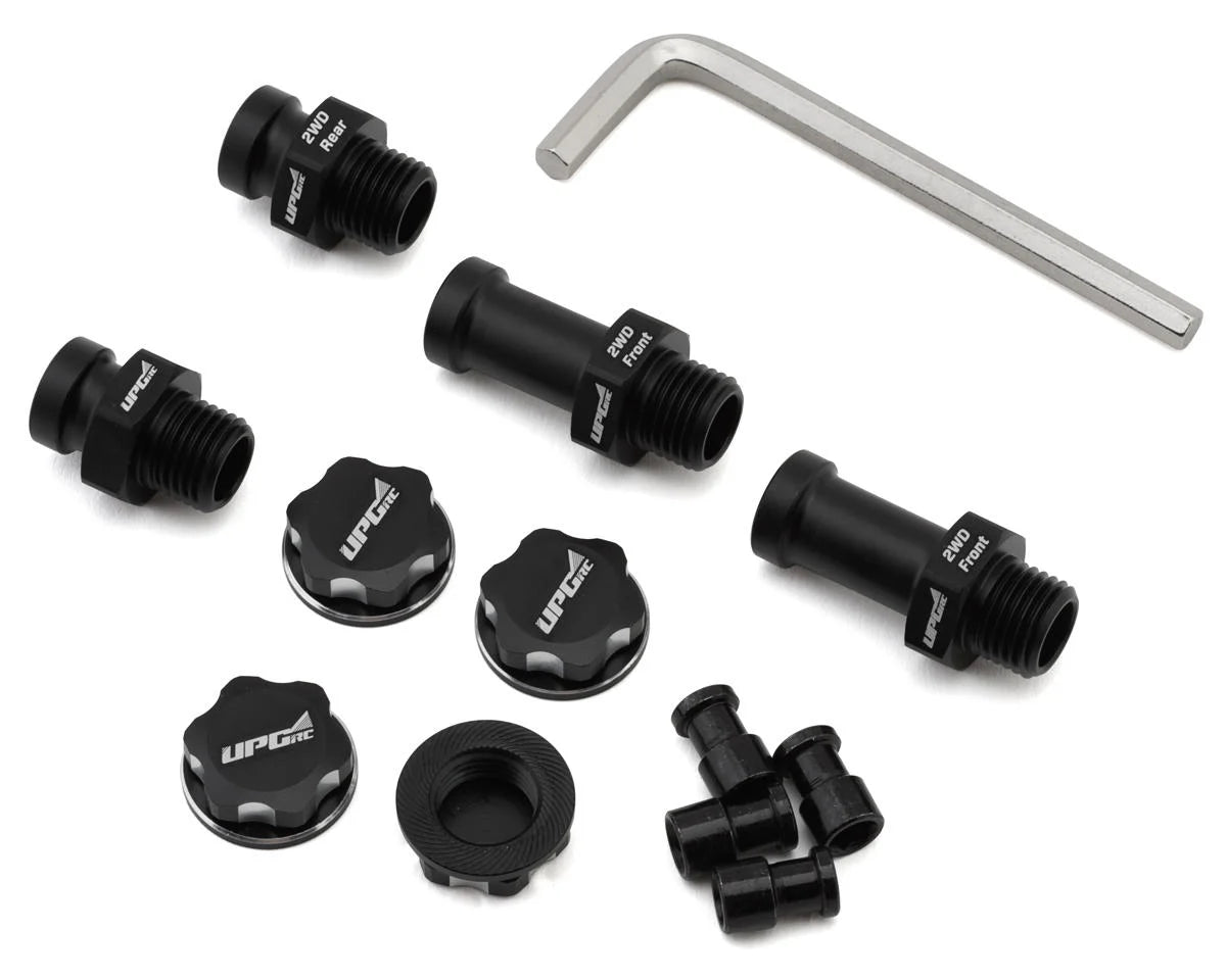 UpGrade RC Aluminum 17mm Hex Conversion for Traxxas® Stampede® 2WD (Black) Direct Fit w/UpGrade RC 2.8" Tires