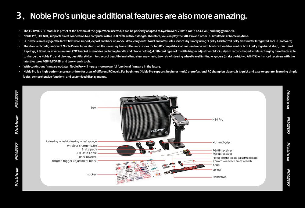Flysky NB4PRO Noble Pro 2.4Ghz (AFHDS3) up to 18 Channels