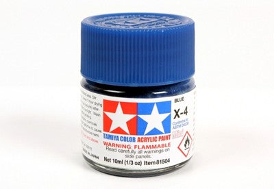 X-4 Blue Gloss Mini - Tamiya Acrylic Paint