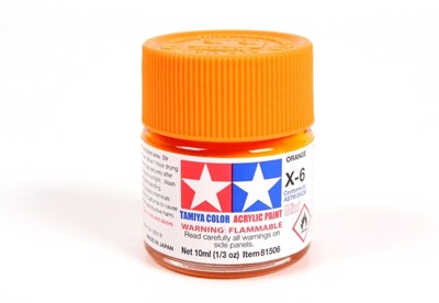 X-6 Orange Gloss Mini - Tamiya Acrylic Paint