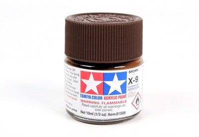X-9 Brown Gloss Mini - Tamiya Acrylic Paint