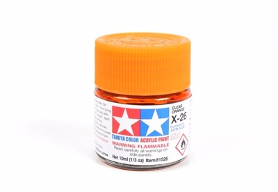 X-26 Clear Orange Gloss Mini - Tamiya Acrylic Paint
