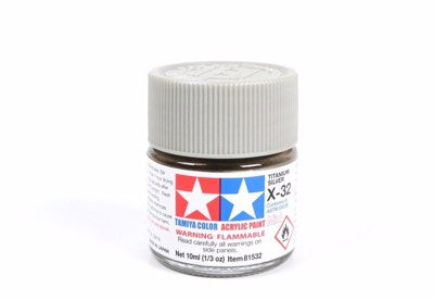X-32 Titanium Silver Mini - Tamiya Acrylic Paint