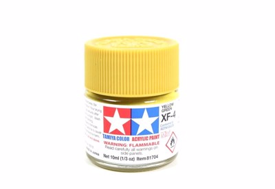 XF-4 Flat Yellow Green - Tamiya Acrylic Paint