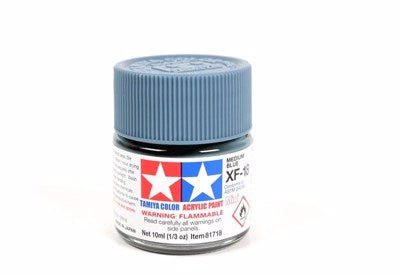 XF-18 Flat Medium Blue Mini - Tamiya Acrylic Paint