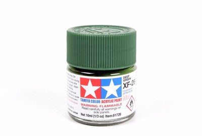 XF-26 Flat Deep Green Mini - Tamiya Acrylic Paint