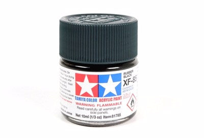XF-85 Flat rubber Black Mini - Tamiya Acrylic Paint
