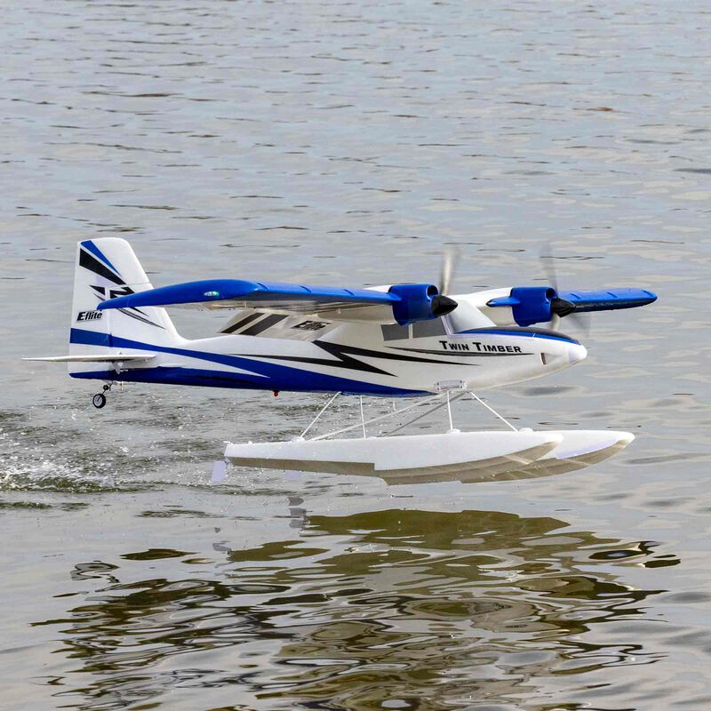 E-Flite Twin Timber 1.6m BNF Basic with AS3X and SAFE Select