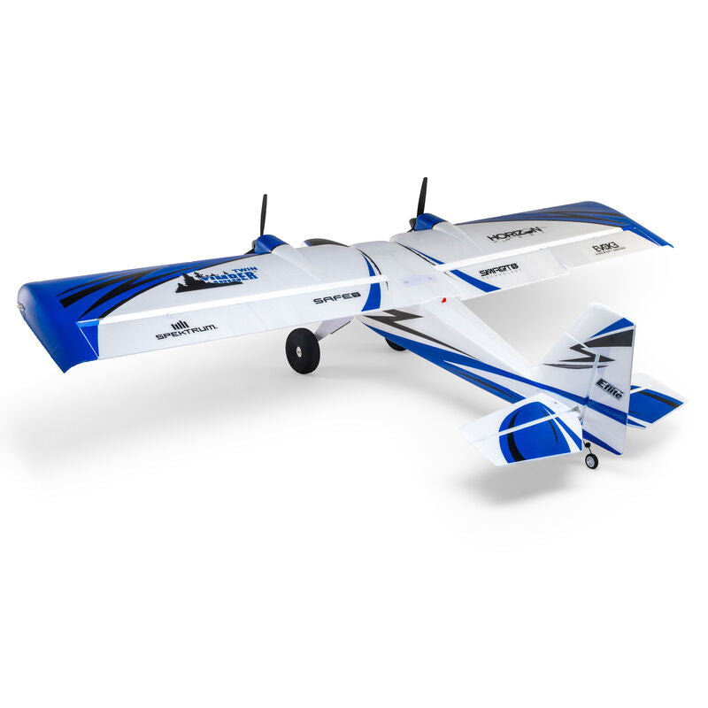 E-Flite Twin Timber 1.6m BNF Basic with AS3X and SAFE Select