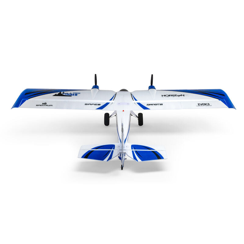 E-Flite Twin Timber 1.6m BNF Basic with AS3X and SAFE Select