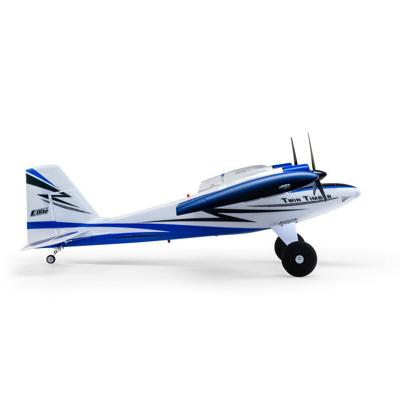 E-Flite Twin Timber 1.6m BNF Basic with AS3X and SAFE Select