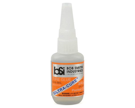 Bob Smith Industries Ultra Cure Medium CA Tire Glue w/Pin Cap