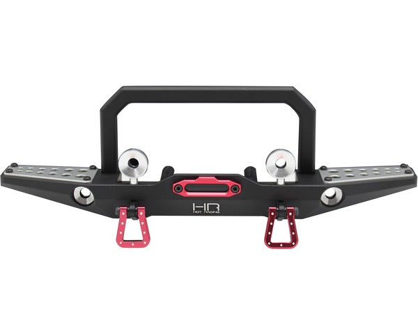 Aluminum Front Bumper, Winch Mount, & Light Buckets for Traxxas TRX-4 or Axial SCX10 II