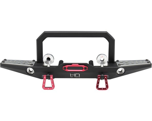 Aluminum Front Bumper, Winch Mount, & Light Buckets for Traxxas TRX-4 or Axial SCX10 II
