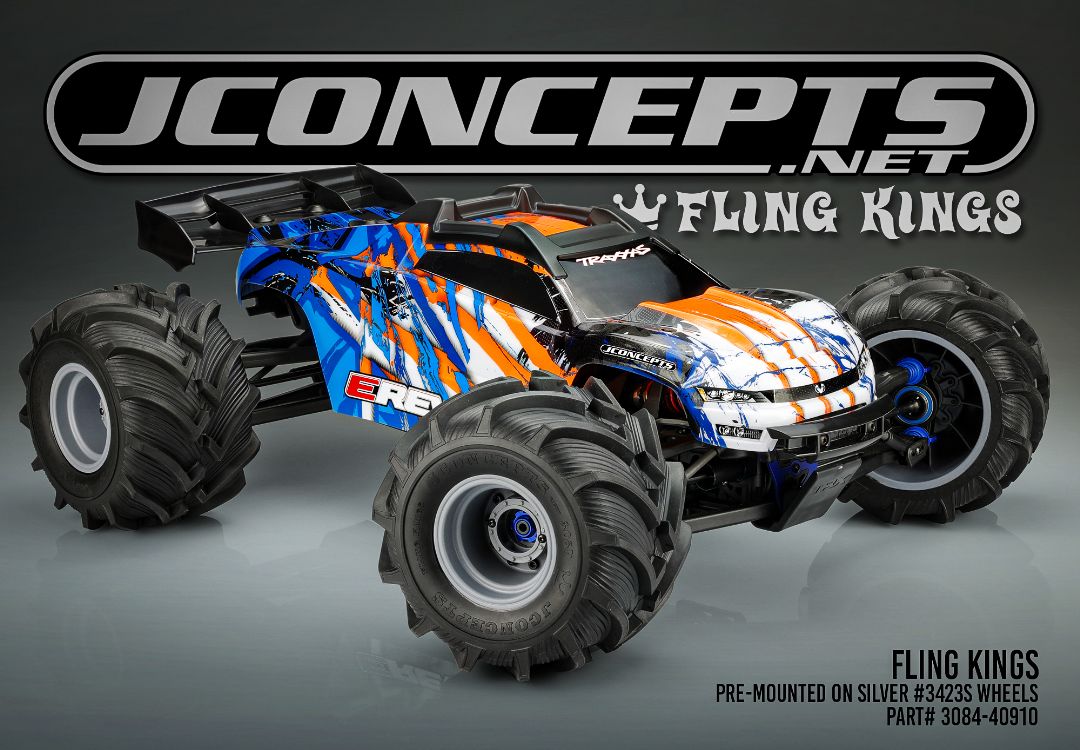 Fling Kings Yellow Compound Pre-mounted on Silver #3423S Whls