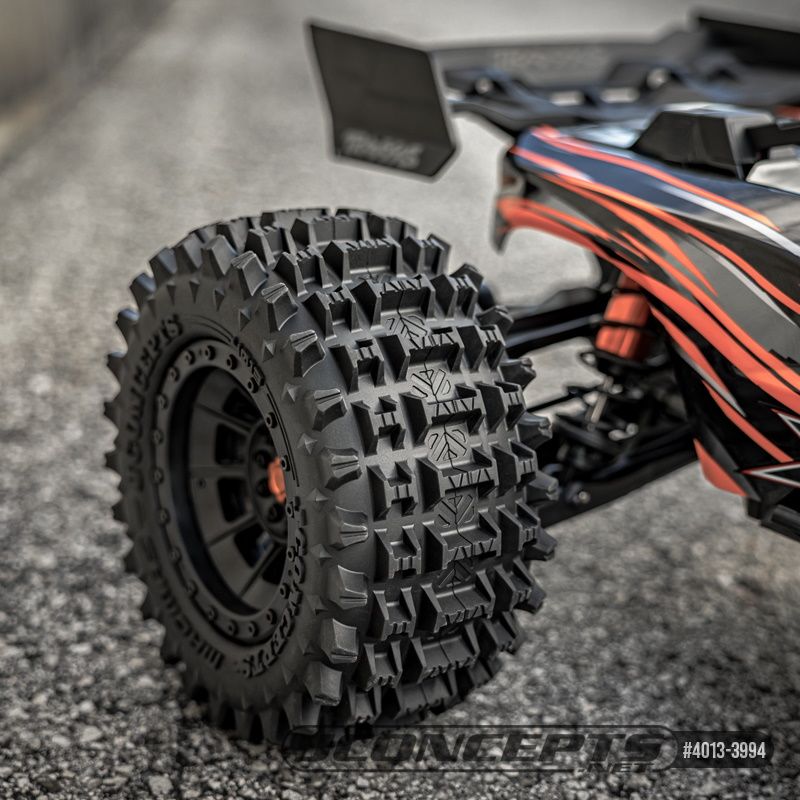 Magmas, Platinum Compound, Pre-Mounted on #3425B Wheels, Fits Traxxas X-Maxx, XRT, & Arrma Kraton 8S
