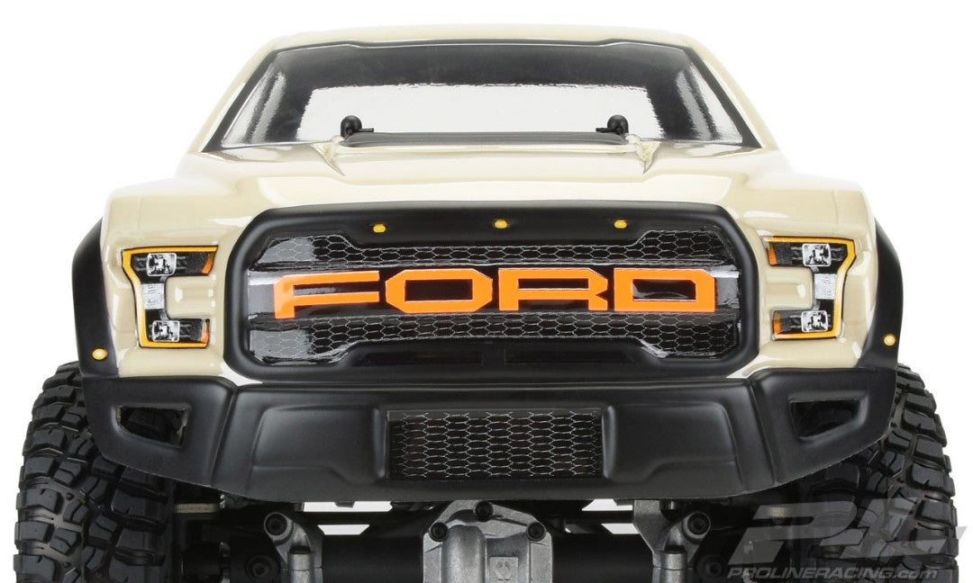 Pro Line 2017 Ford F 150 Raptor Clear Body 12.3" WB Crawlers