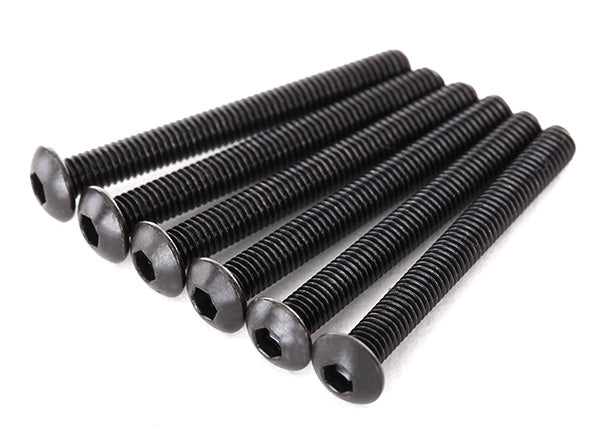 Traxxas 3x27mm Button Head Machine Screws (6)