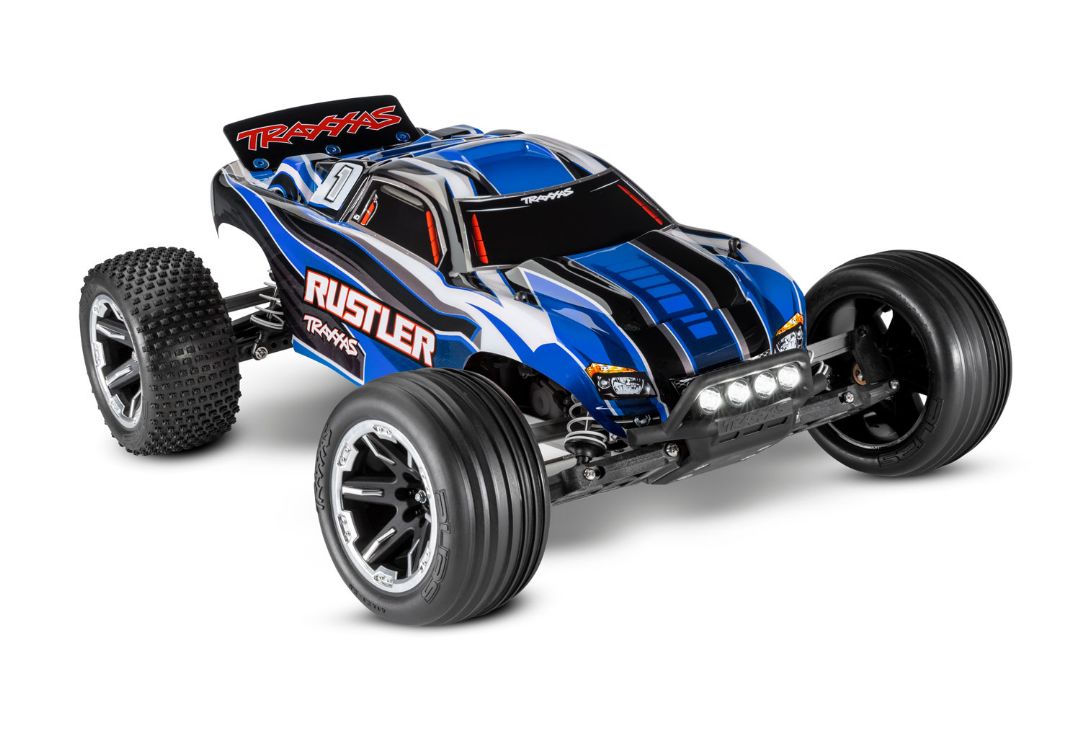 Traxxas Rustler Brushed 2x4 1/10 RTR Stadium Truck With Lights Combo