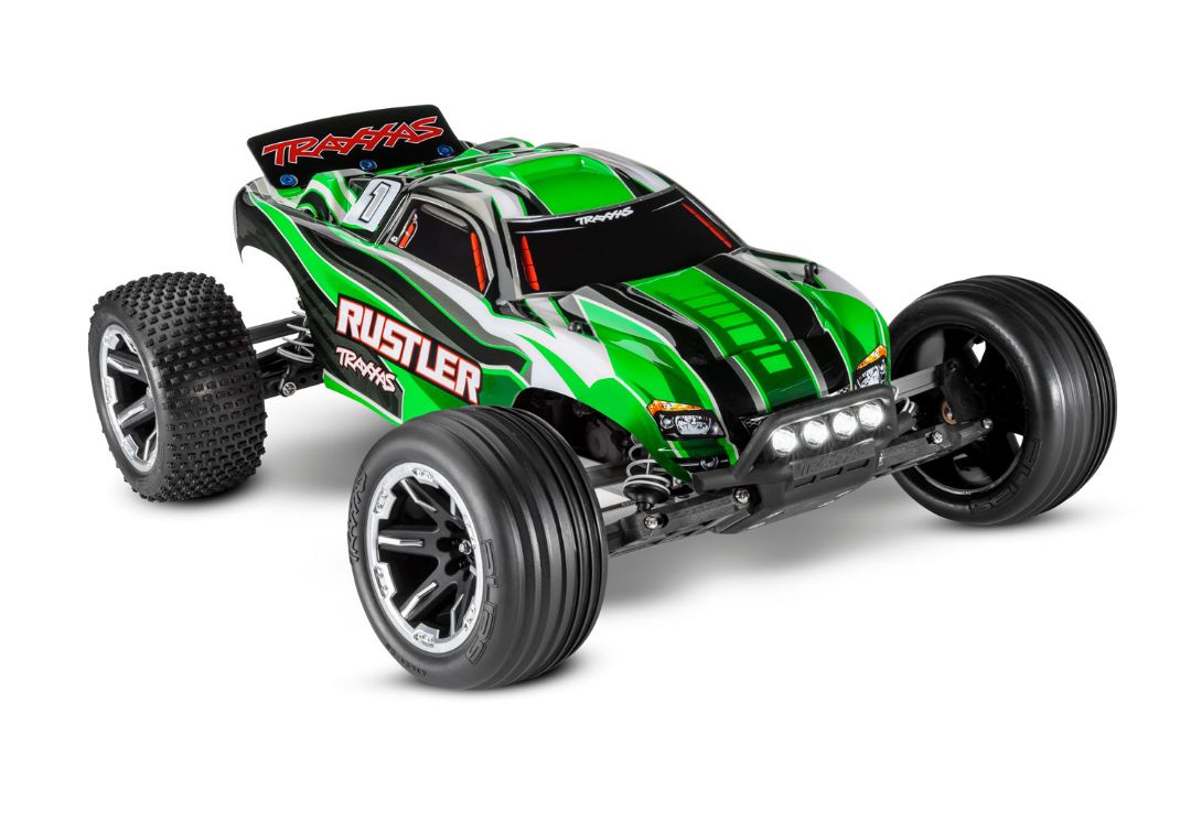 Traxxas Rustler Brushed 2x4 1/10 RTR Stadium Truck With Lights Combo