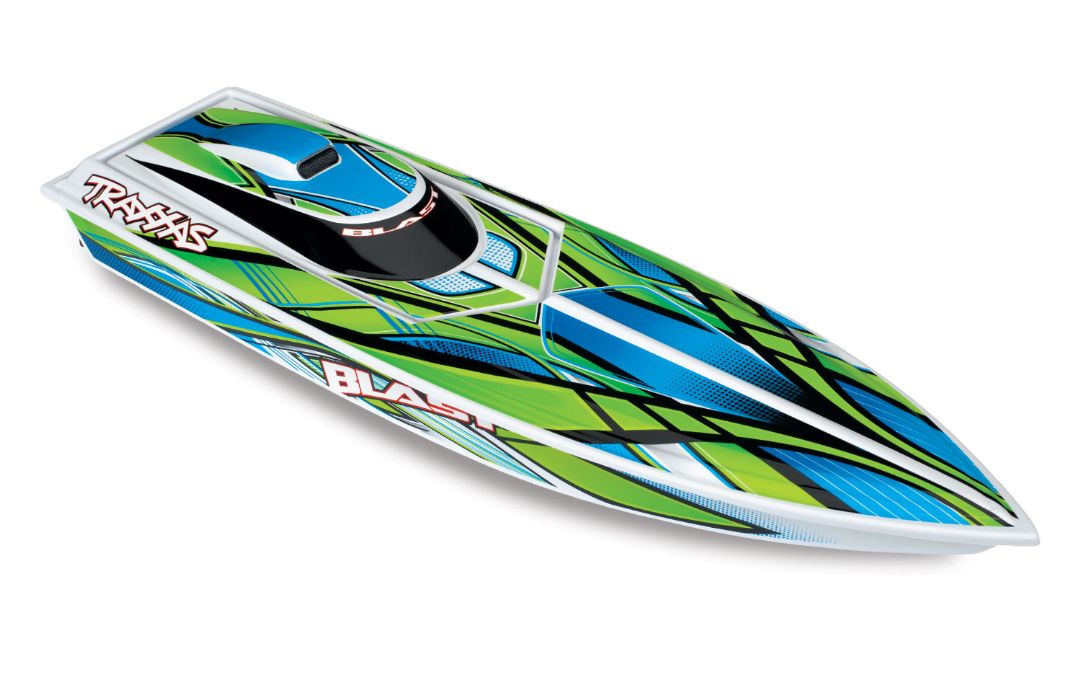 Traxxas Blast 24" High Performance RTR Race Boat, 6 Cell Traxxas ID NiMh, DC Wall Outlet Charger