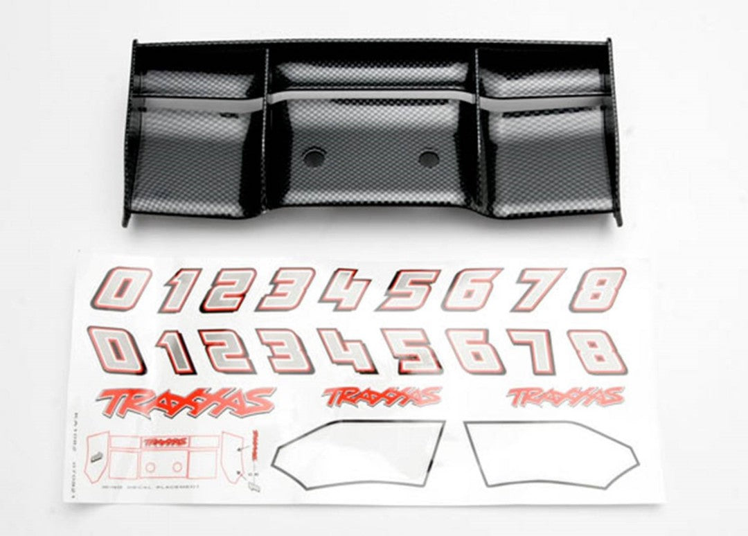 Traxxas Wing, Revo with decal sheet