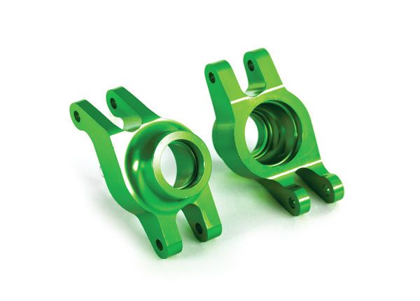 Traxxas Carriers, stub axle (anodized 6061-T6 aluminum) (rear) (2)