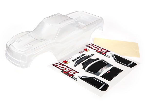 Traxxas Body, Hoss 4X4 Clear