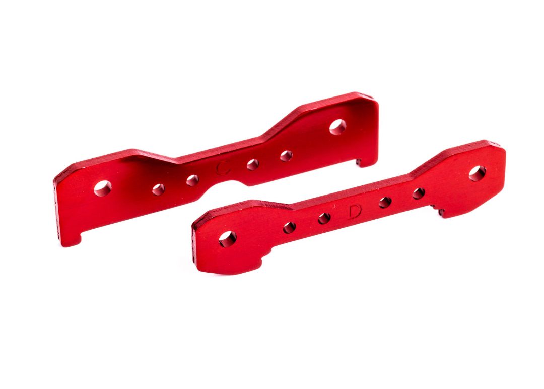 Traxxas Tie bars, rear, 6061-T6 aluminum (fits Sledge)